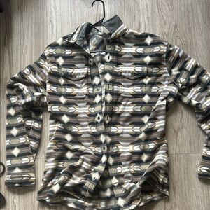 Eddie Bauer Multicolor Geometric Men's Shirt